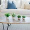 Artificial Plants for Home Decor Indoor. 4 Mini Plants, Rosemary Faux Plant Decor, Eucalyptus Plant, Grass Plants. Small Fake Shelf or Desk Greenery Décor